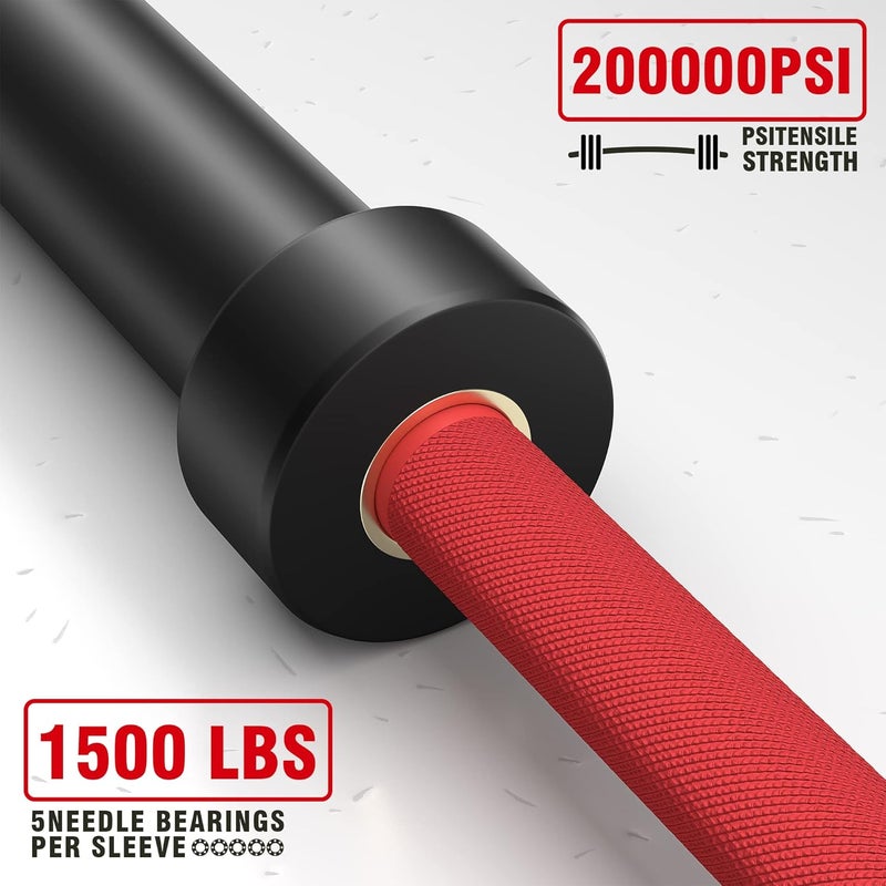 Elevens Curl Bar Olympic Barbell EZ Bar 330LB/700LB/1000LB/1500LB for Biceps Curl, Squat, Weightlifting - Image 5